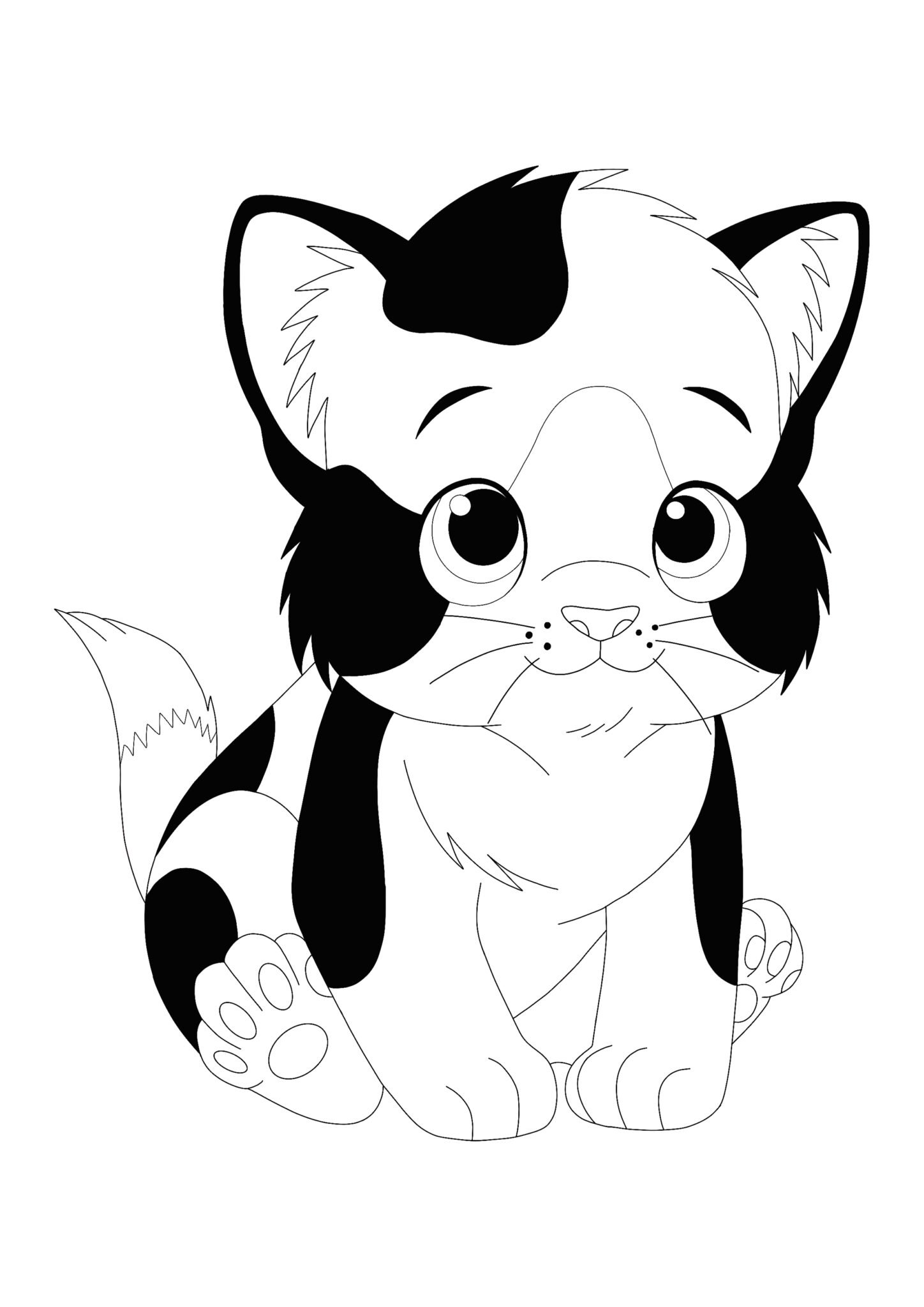 Calico Cat Coloring Page Elegant Calico Cat Coloring Pages 2 Free Coloring Sheets 2021