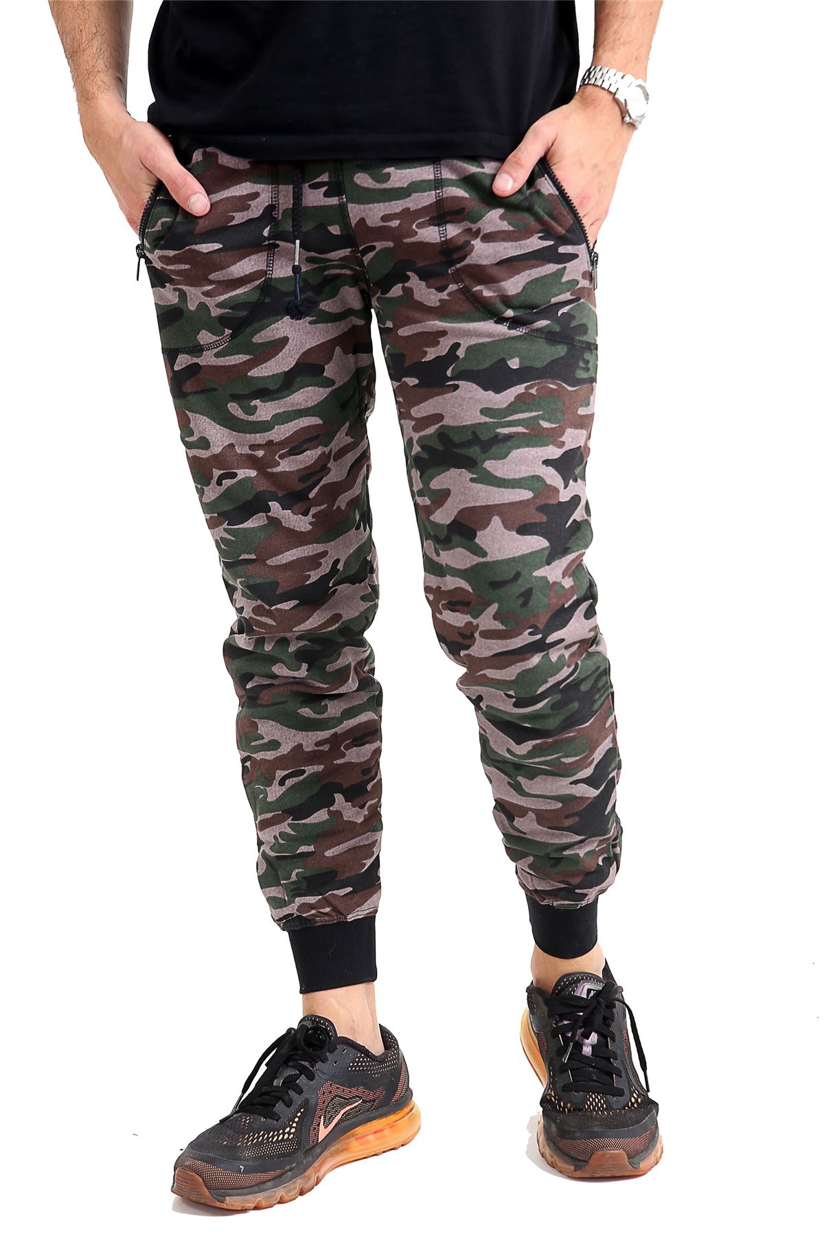 Camo Joggers Mens Luxury New Mens Camo Skinny Camouflage Joggers Camo Jogging Pants Fleece Army