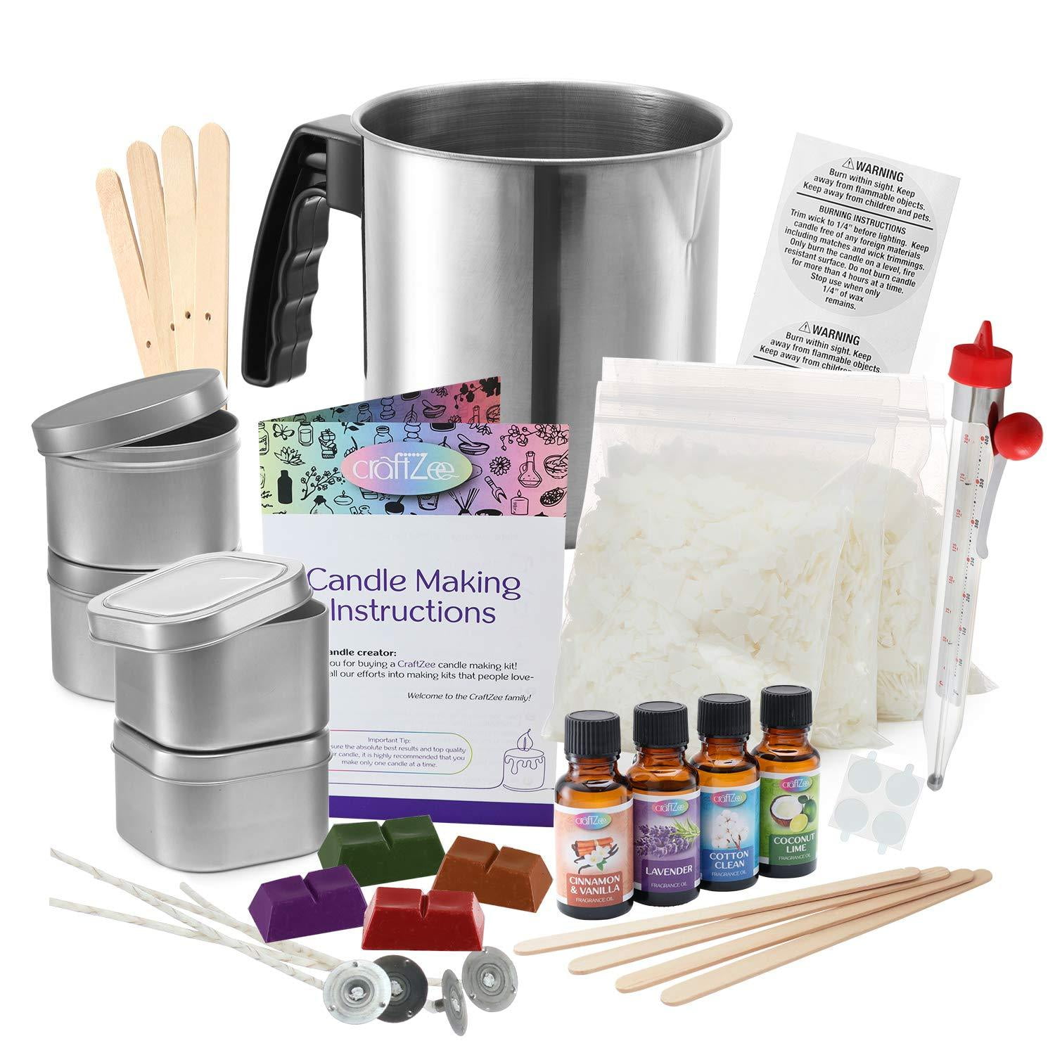 Candle Making Kit Beautiful Plete Diy Candle Making Kit Supplies by Craftzee – Create