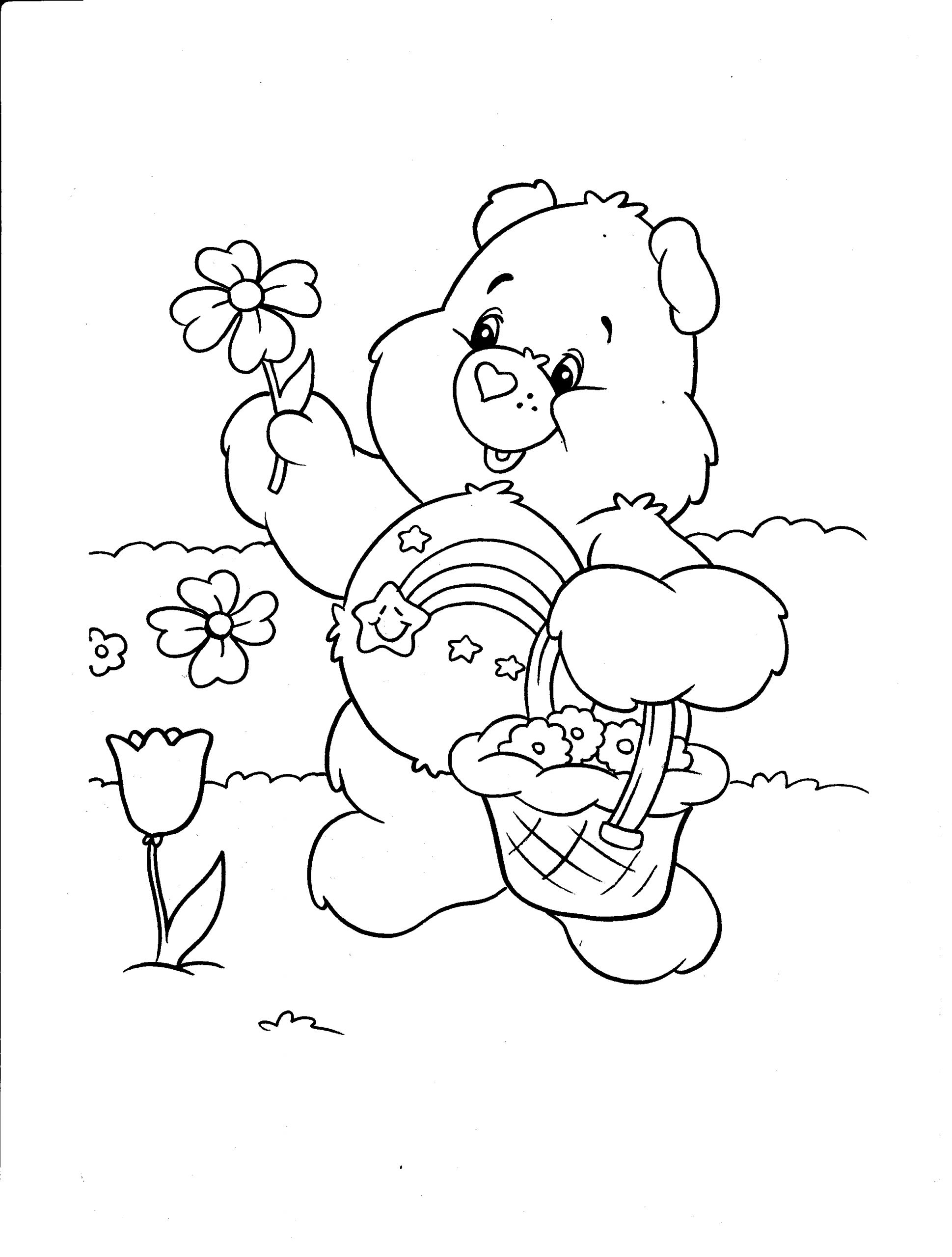 Care Bear Coloring Book Best Of Free Printable Care Bear Coloring Pages for Kids