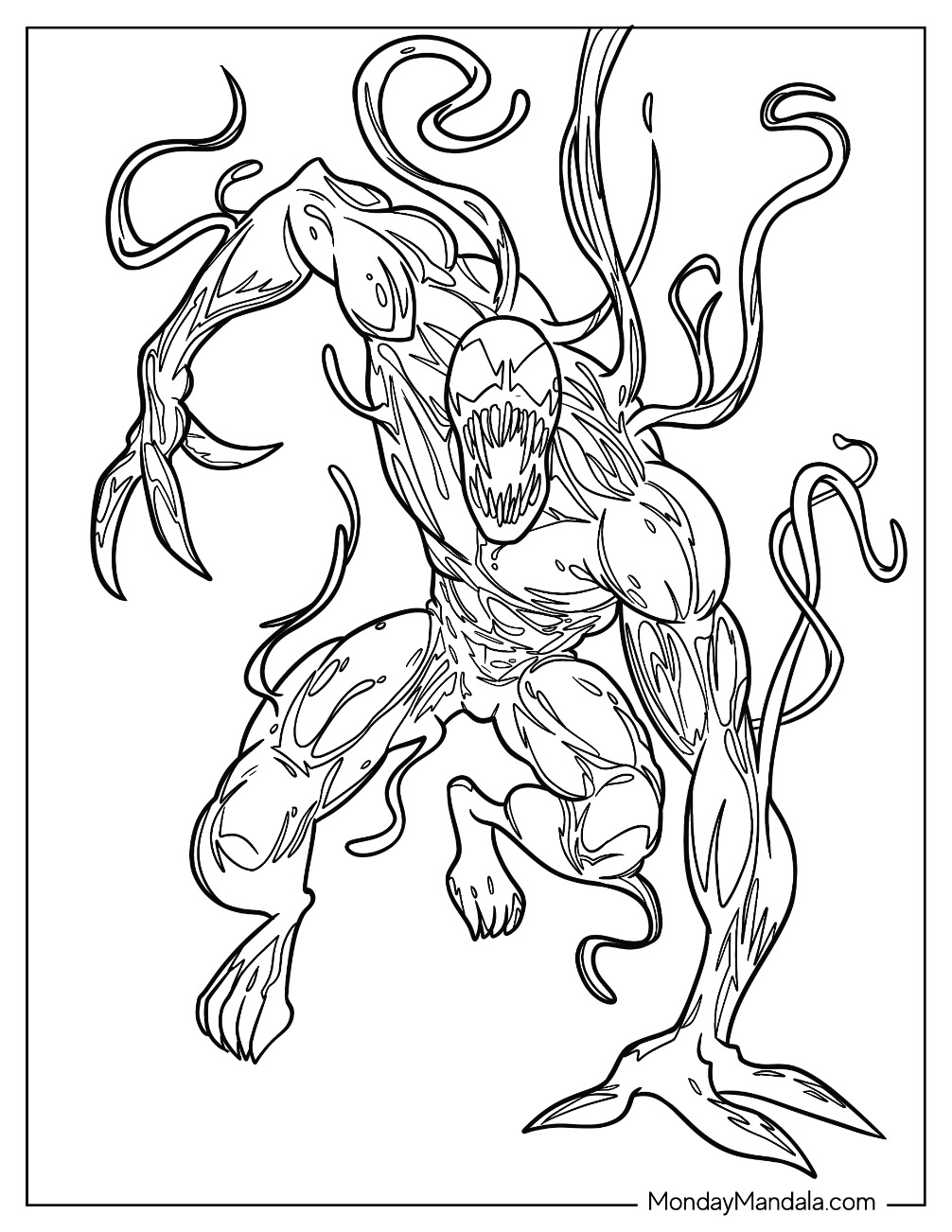 Carnage Coloring Page Lovely 20 Carnage Coloring Pages Free Pdf Printables