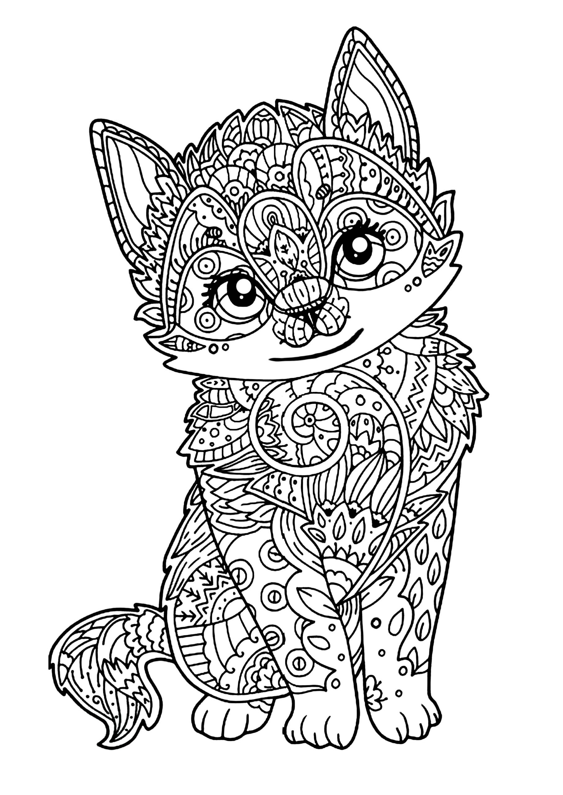 Cat Colouring Pages for Adults Inspirational Cat Coloring Pages for Adults Best Coloring Pages for Kids