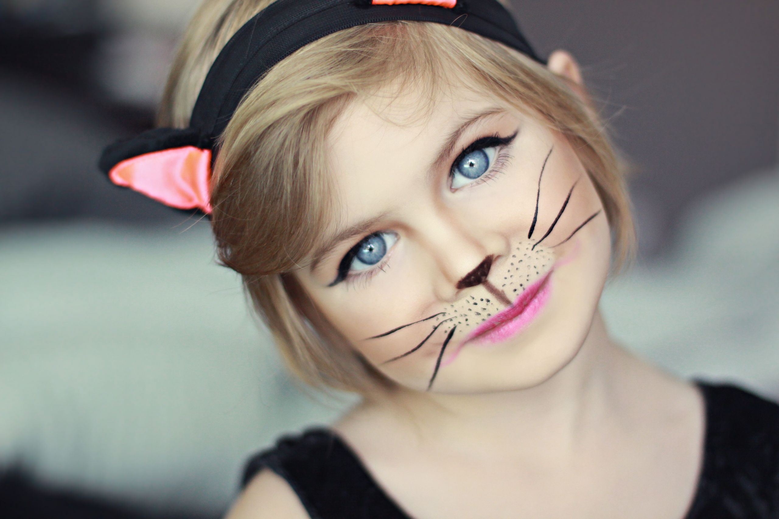 Cat Costume Face Paint Awesome Cat Makeup Kid Costume