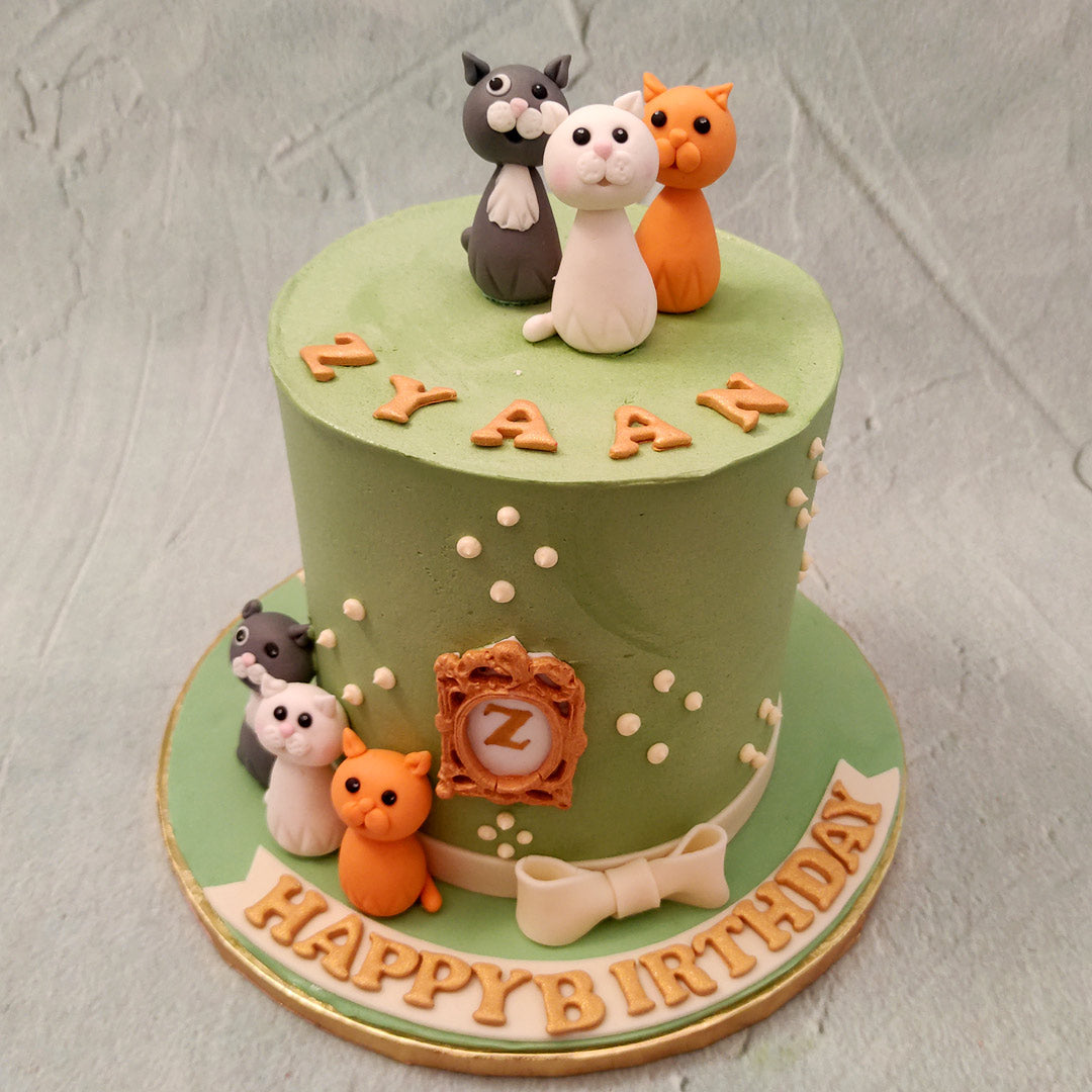 Cat themed Birthday Cake Best Of Cat theme Cake Cat Birthday Cake