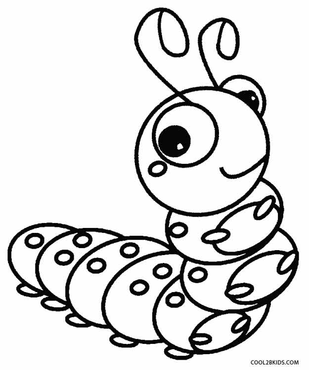 Caterpillar Coloring Page Inspirational Printable Caterpillar Coloring Pages for Kids