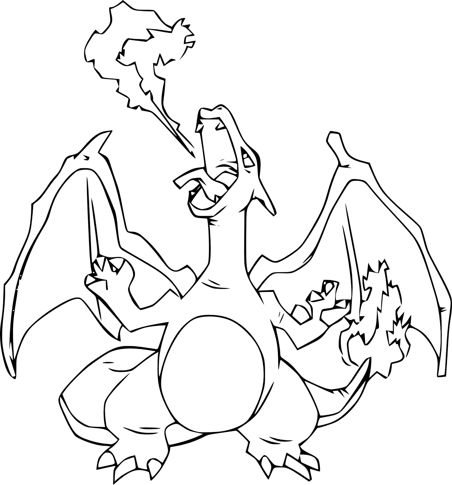 Charizard Coloring Page Best Of Printable Charizard Coloring Pages for Free Free Pokemon Coloring Pages