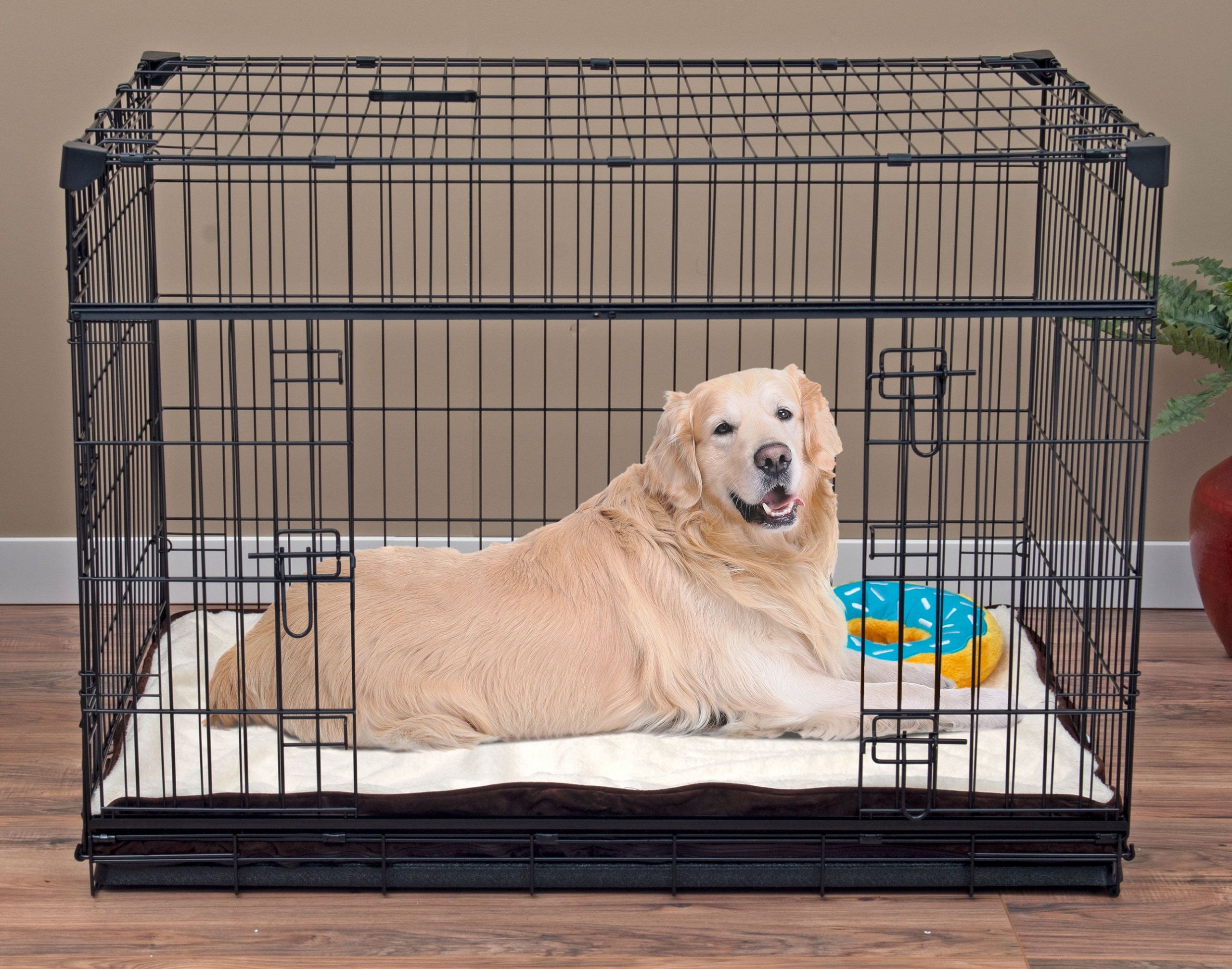 Cheap Dog Cage Lovely Lucky Dog Sliding Double Door Dog Crate 42&quot;l Walmart