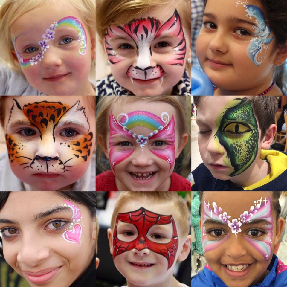 Childrens Party Face Painter Beautiful Face Painting for Children Birthday Parties Rent A Face Painter