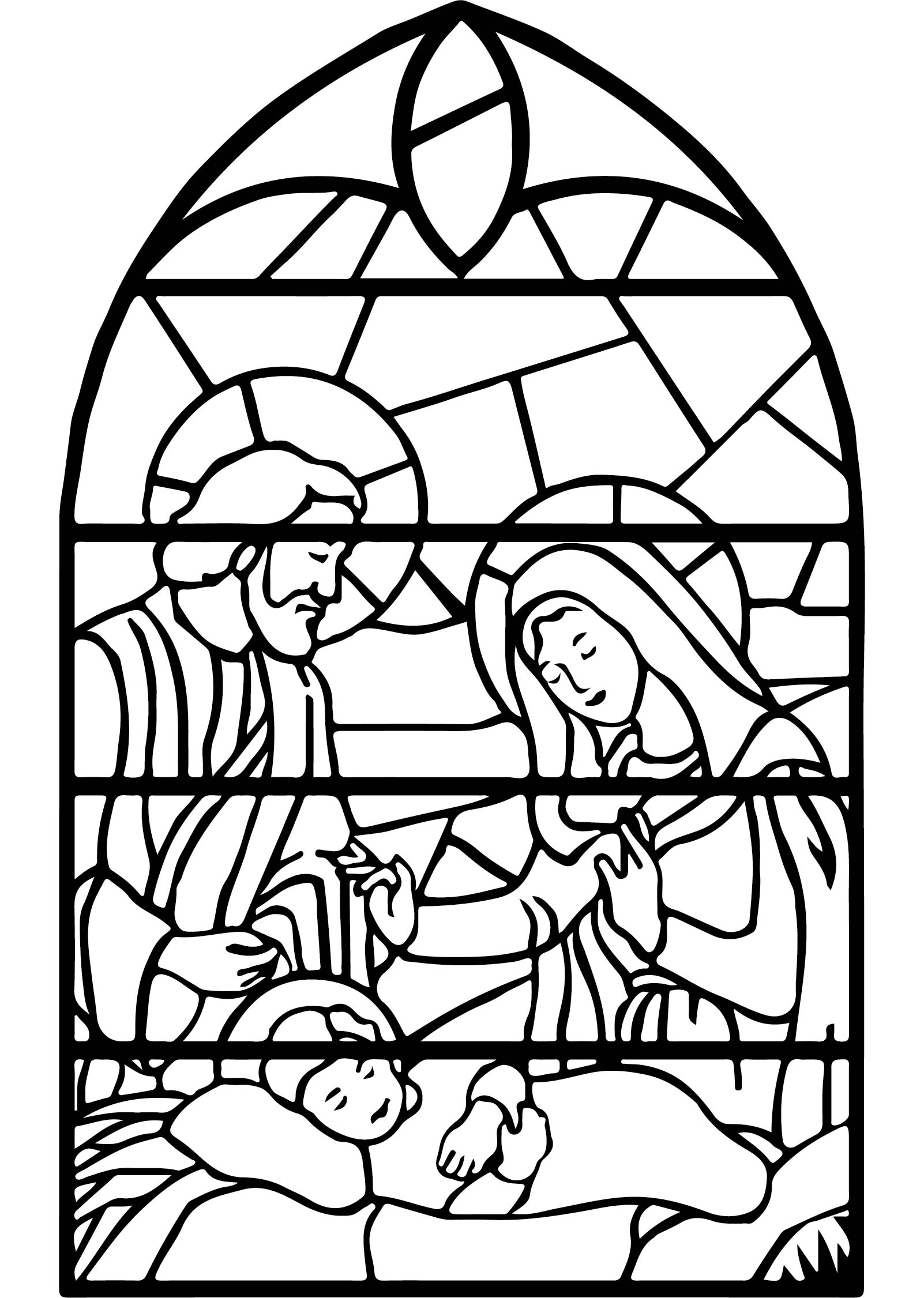 Christian Christmas Coloring Pages Printable New Christmas Nativity Scene Coloring Page 15 Free Pdf Printables