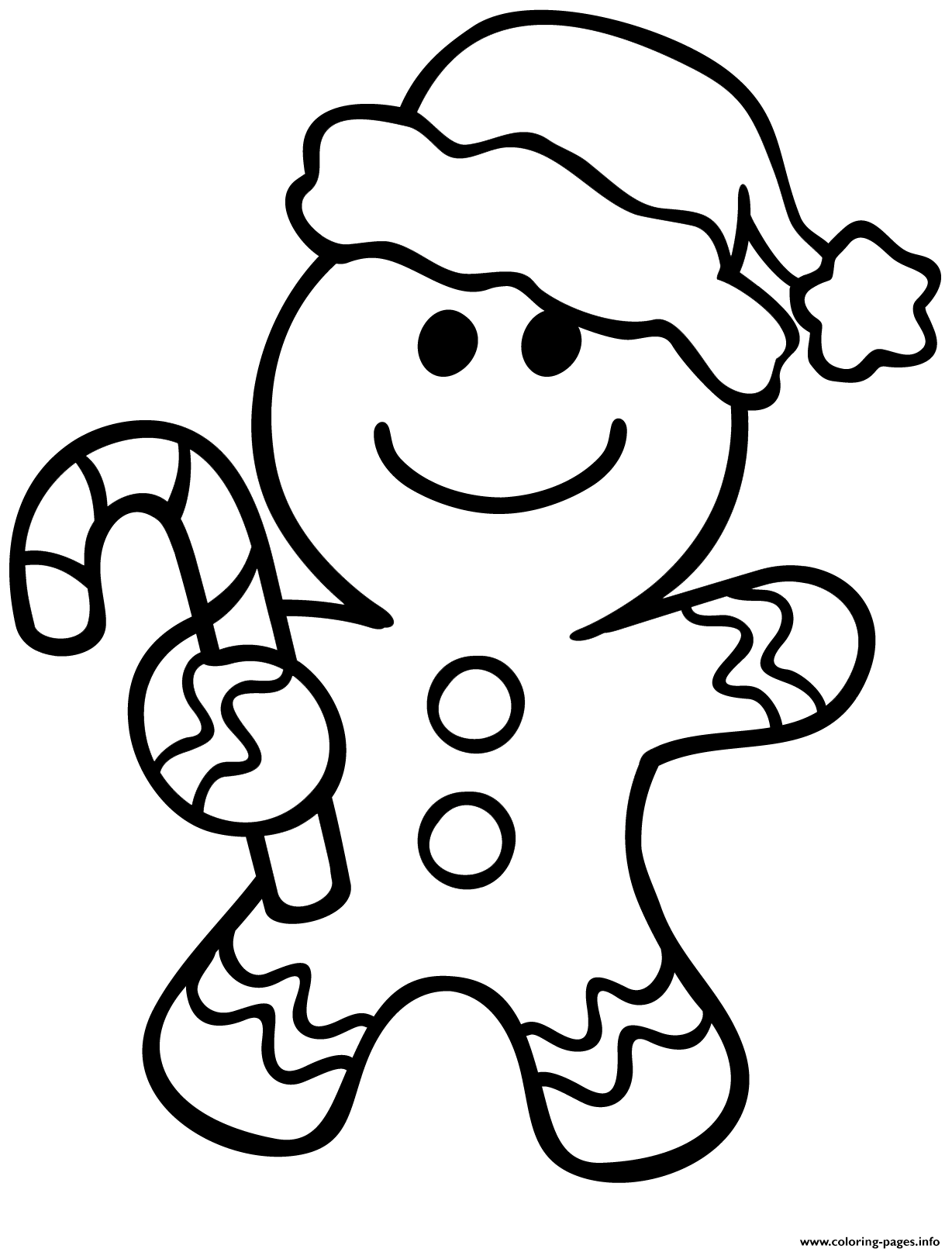 Christmas Gingerbread Man Coloring Pages New Gingerbread Man Christmas Coloring Page Printable