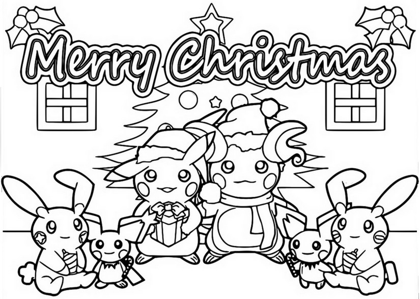 Christmas Pokemon Coloring Page Inspirational Free Printable Pokemon Christmas Coloring Pages