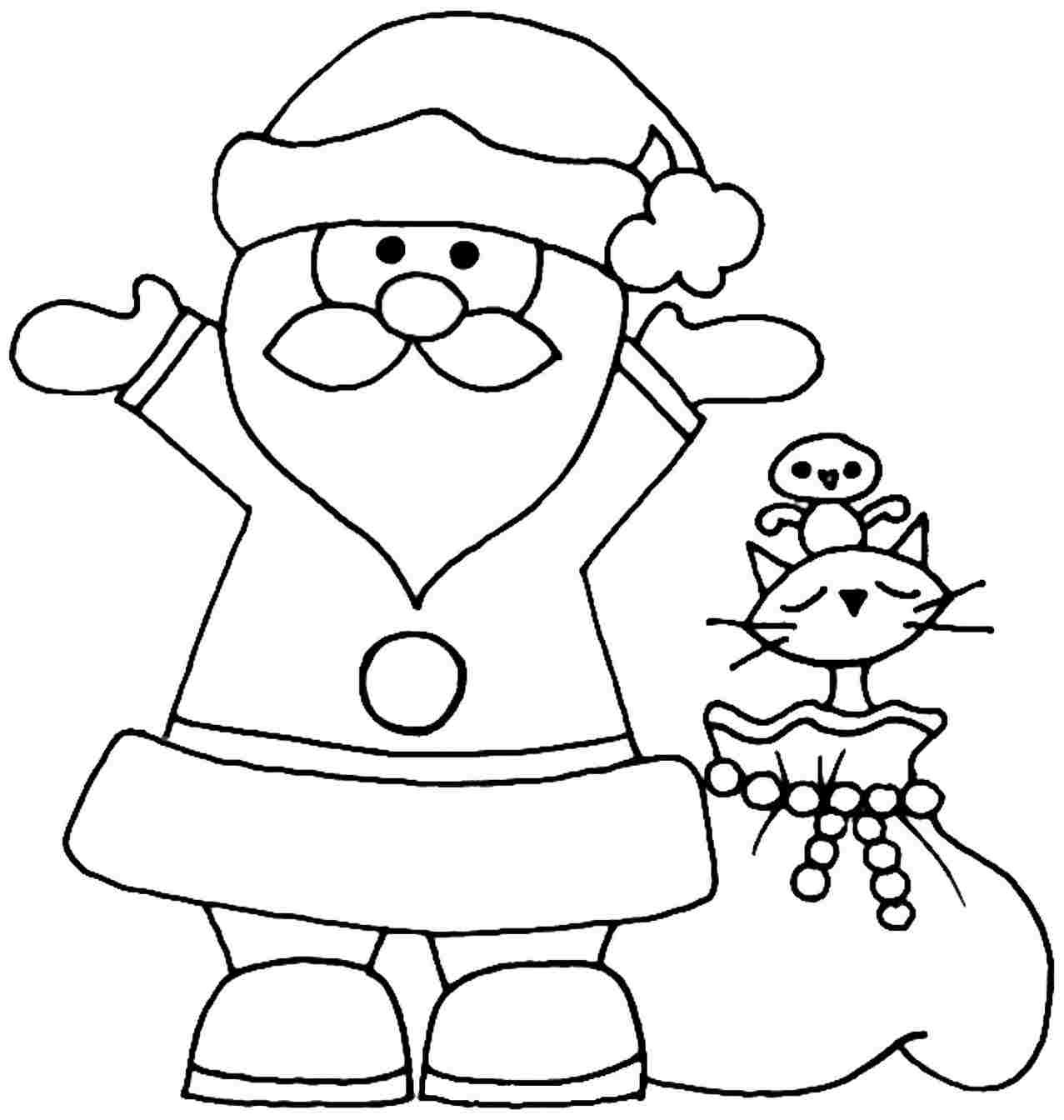 Christmas Santa Claus Coloring Pages Fresh Santa Claus Coloring Pages