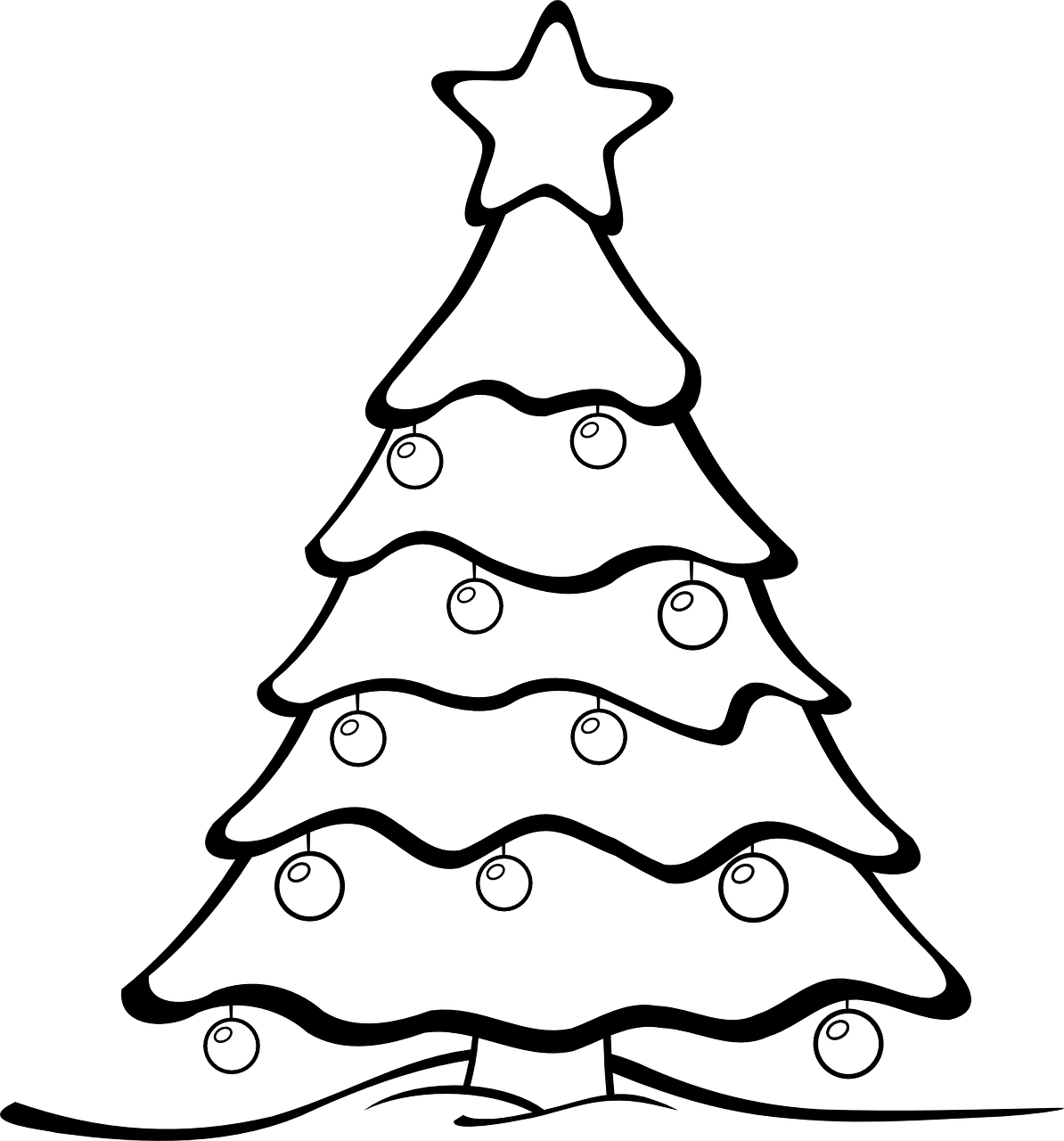 Christmas Tree Coloring Template New Colour and Design Your Own Christmas Tree Printables In the Playroom