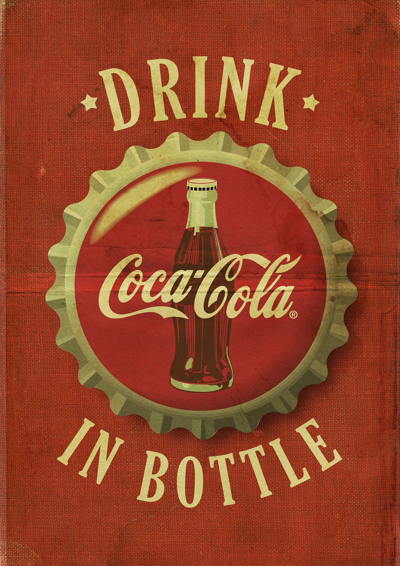 Coca Cola Vintage Poster Fresh Coca Cola Vintage Posters Behance