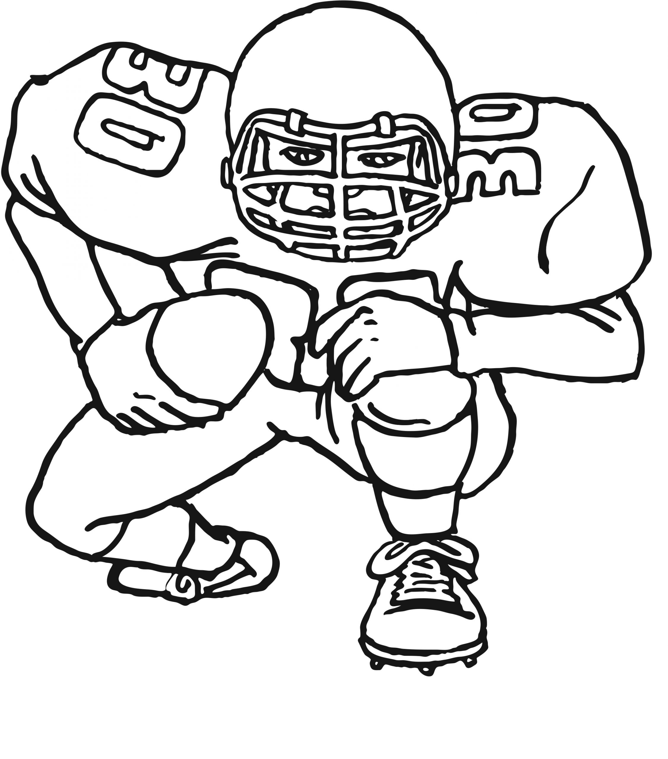 Coloring Book Football Player Awesome Free Printable Football Coloring Pages for Kids Best Coloring Pages