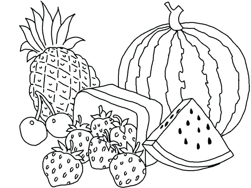 Coloring Fruit Pages Inspirational Free Printable Fruit Coloring Pages for Kids