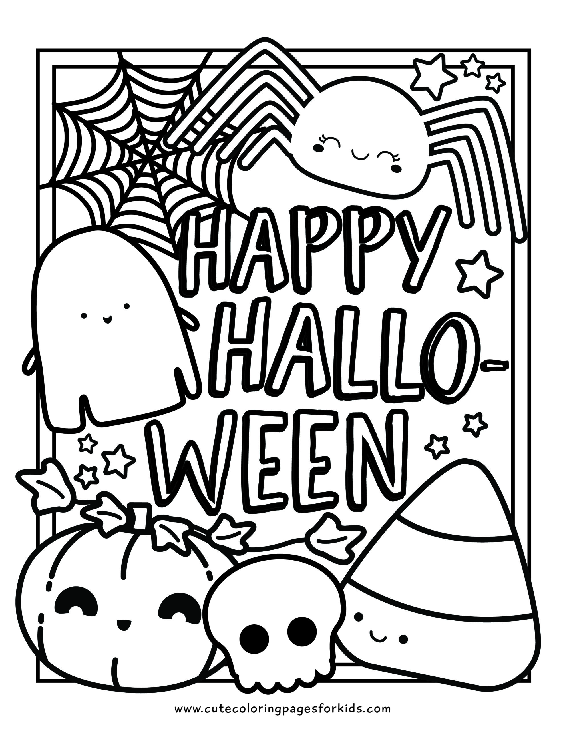 Coloring Pages Halloween Free Printable Best Of 18 Cute Halloween Coloring Pages Free Printable Pdfs Cute Coloring