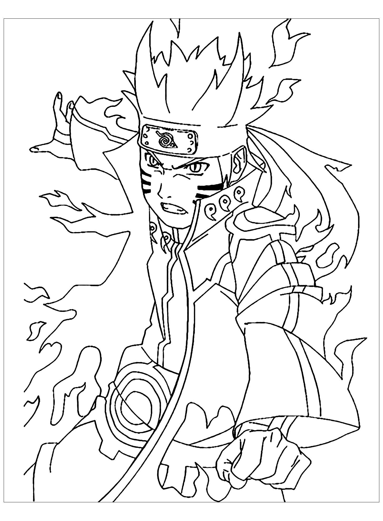 Coloring Pages Naruto Inspirational Naruto Naruto Coloring Pages for Kids