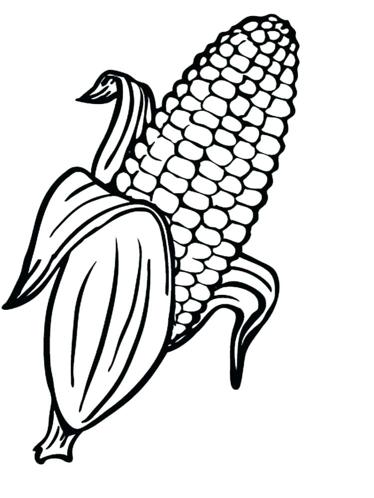 Corn Pictures to Color Unique Corn Coloring Pages Best Coloring Pages for Kids
