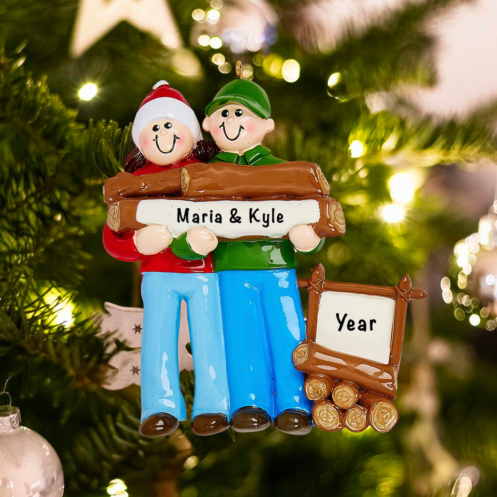 Couples Christmas ornament Inspirational Cute Couple ornament Christmas Couple ornament Great