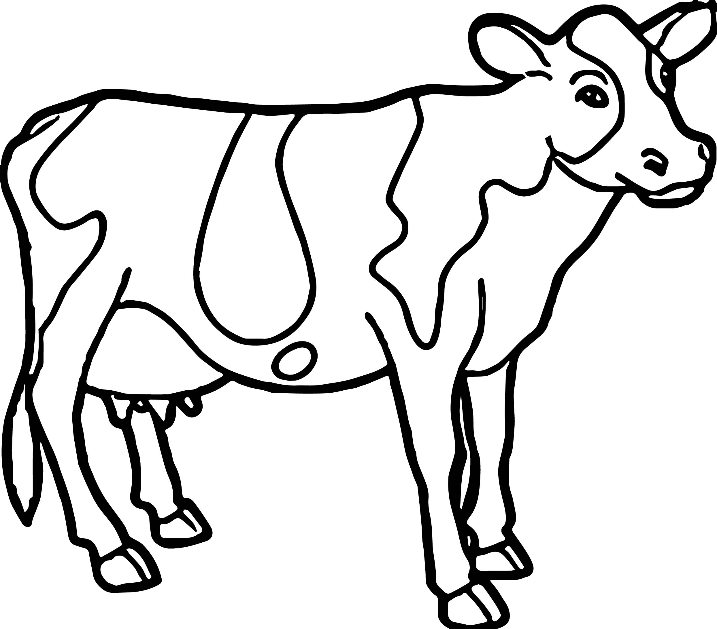 Cow Coloring Images Fresh Cow Coloring Pages at Getdrawings