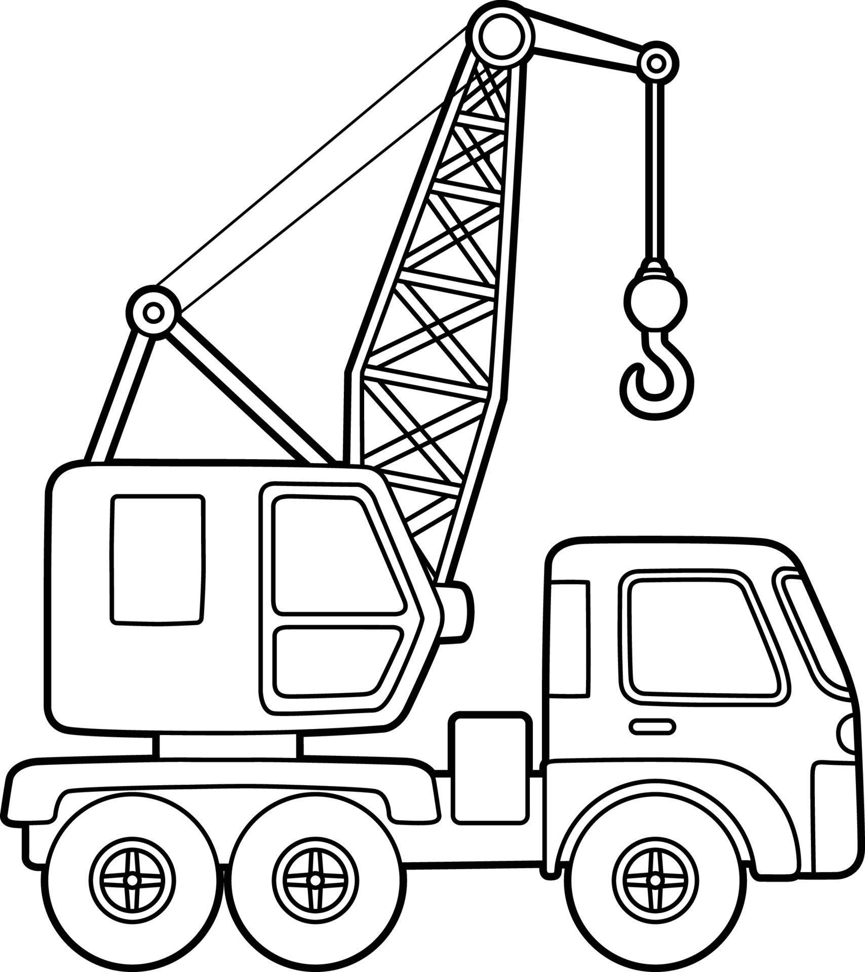 Crane Coloring Page Inspirational Crane Coloring Page isolated for Kids Vector Art at Vecteezy