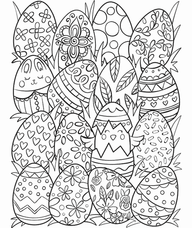 Crayola Easter Coloring Elegant Easter Eggs Surprise Coloring Page