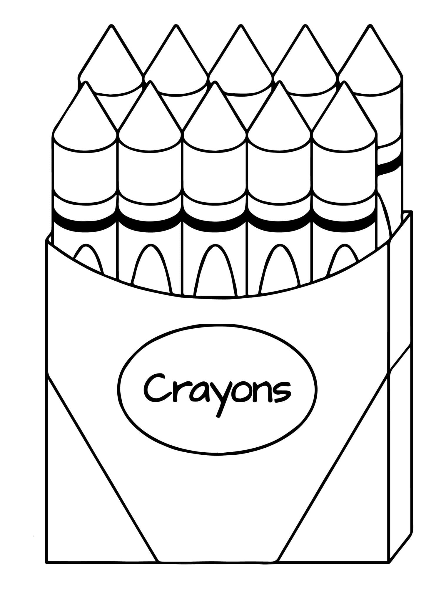 Crayon Coloring Page Awesome Crayon Coloring Pages Free Printable Coloring Pages for Kids