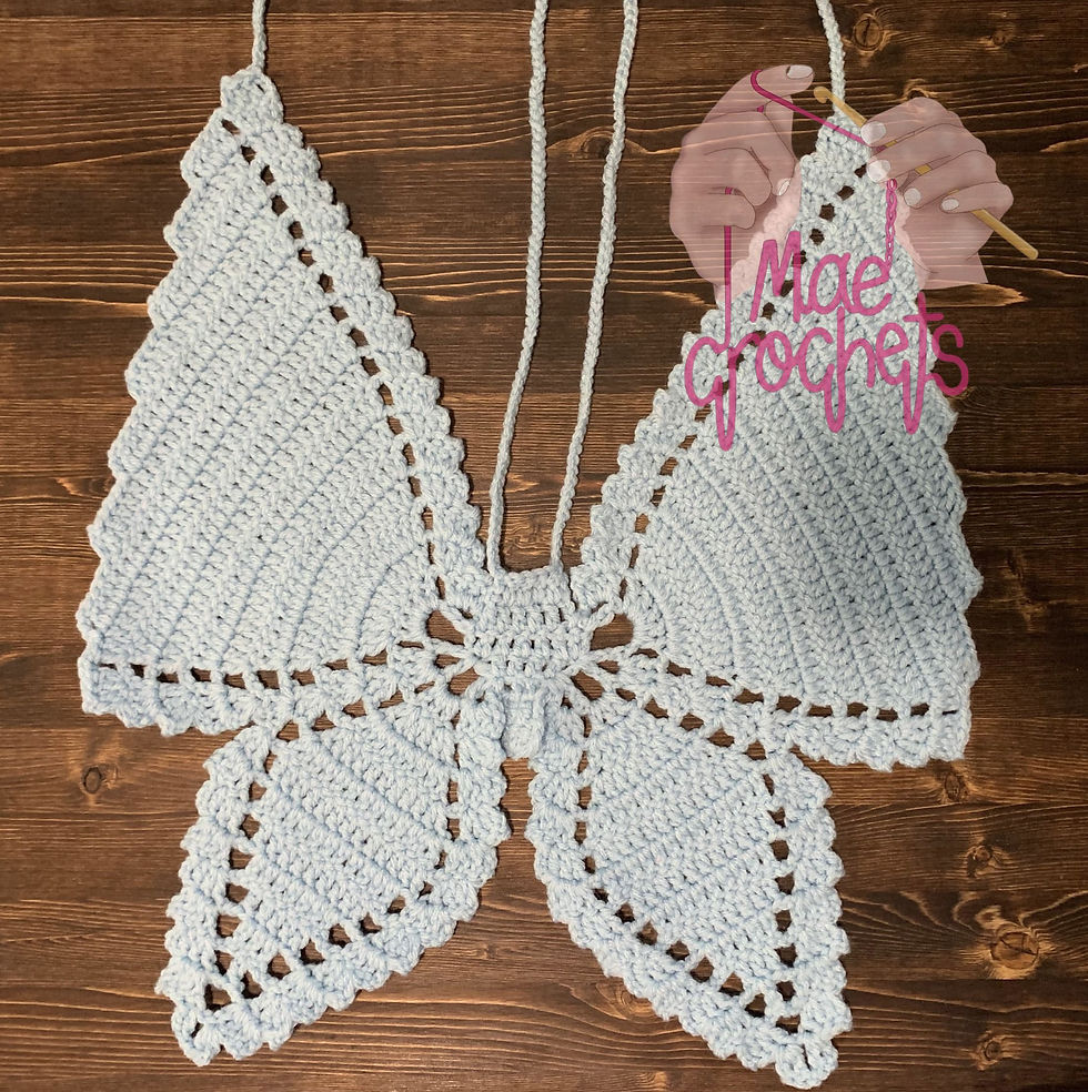 Crochet butterfly top Pattern Elegant Free Pattern Crochet butterfly top