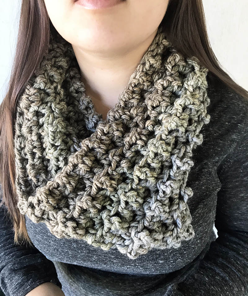 Crochet Cowl Pattern Lovely Quick &amp; Easy Chunky Cowl Free Crochet Pattern Maria S Blue Crayon