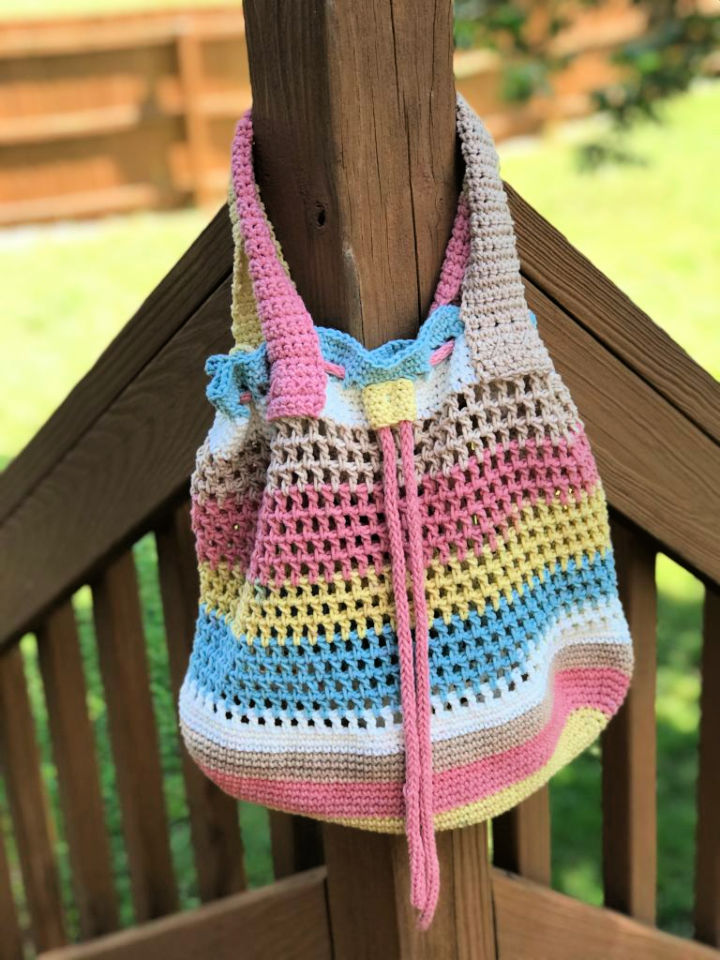 Crochet Drawstring Bag Pattern New 15 Free Crochet Drawstring Bag Patterns Crochet Me