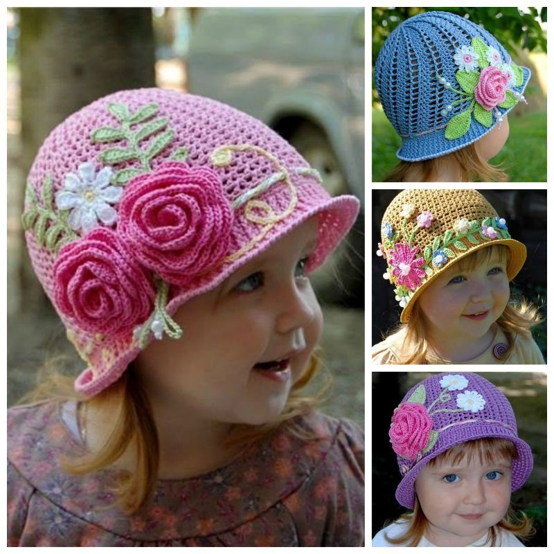 Crochet Flower Hat Best Of Creative Diy Adorable Crochet Flower Hats for Little Girls