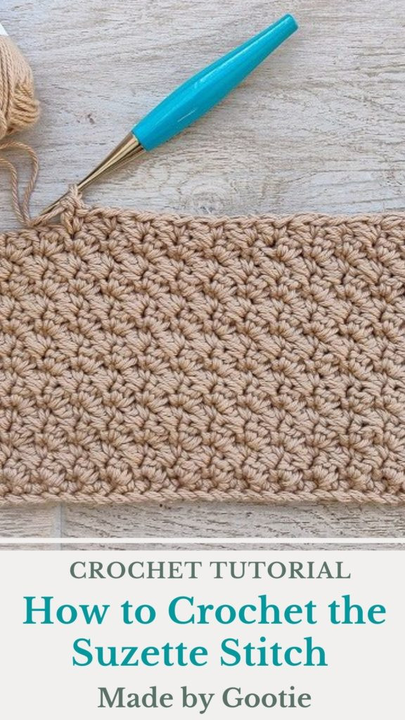 Crochet Suzette Stitch Lovely How to Crochet the Suzette Stitch Free Tutorial Made by Gootie