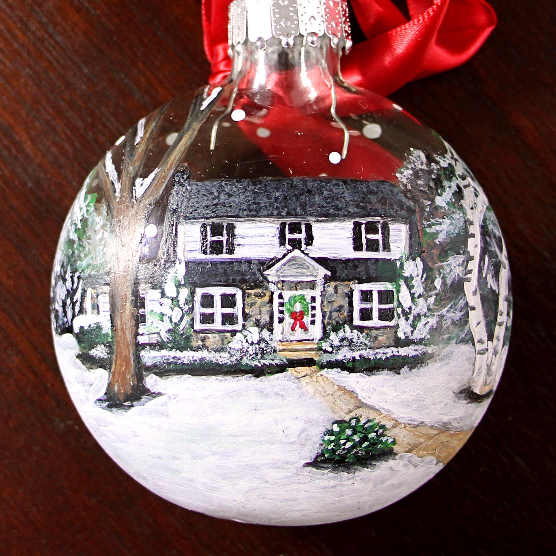 Custom House ornaments Luxury Custom House ornament with Landscape Personalized Hand