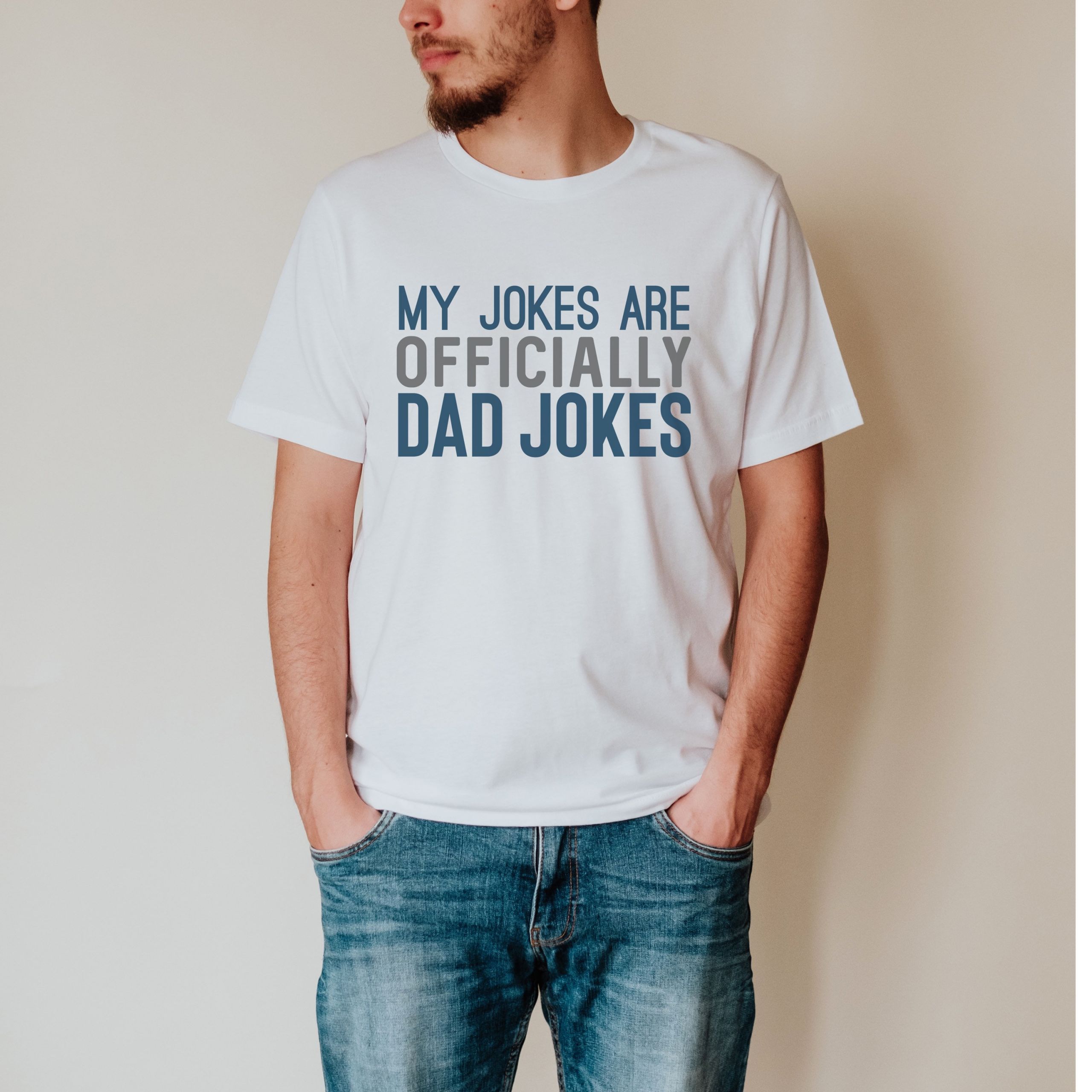 Dad Joke Shirts Inspirational Dad Shirt Tshirt My Jokes are Ficially Dad Jokes Shirt