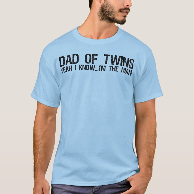 Dad Of Twins T Shirt Luxury Dad Of Twins T Shirt