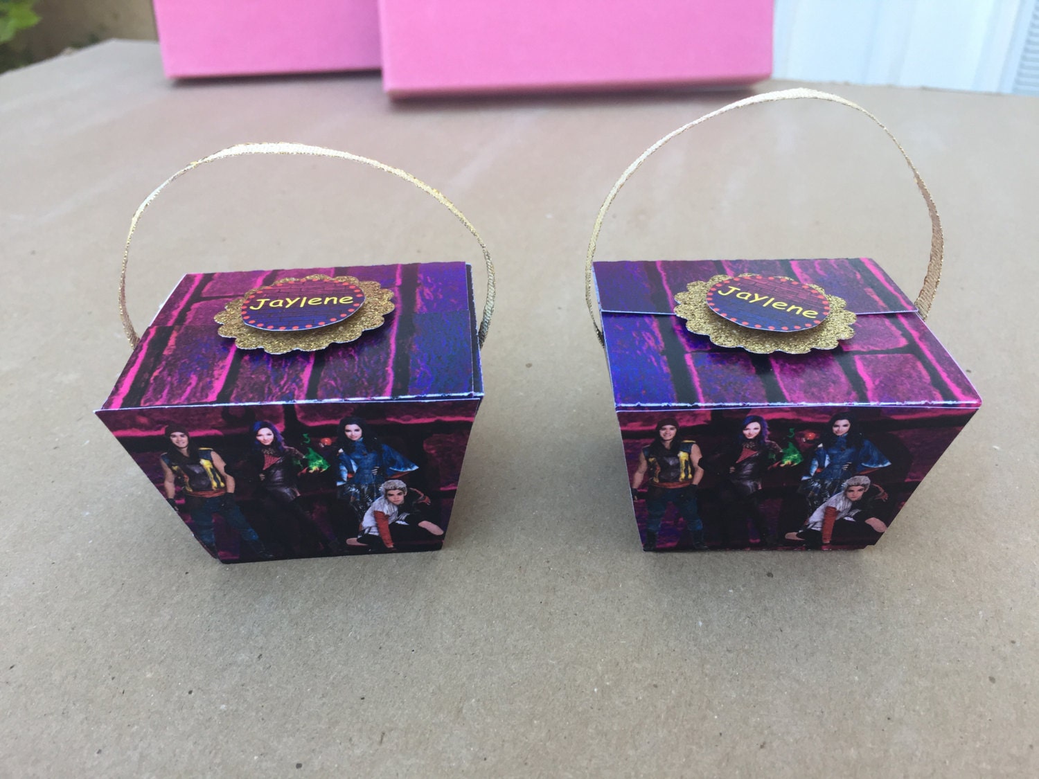 Descendants Party Favors Luxury Descendants Party Favors Descendants Favor Box by Kidspartydreams