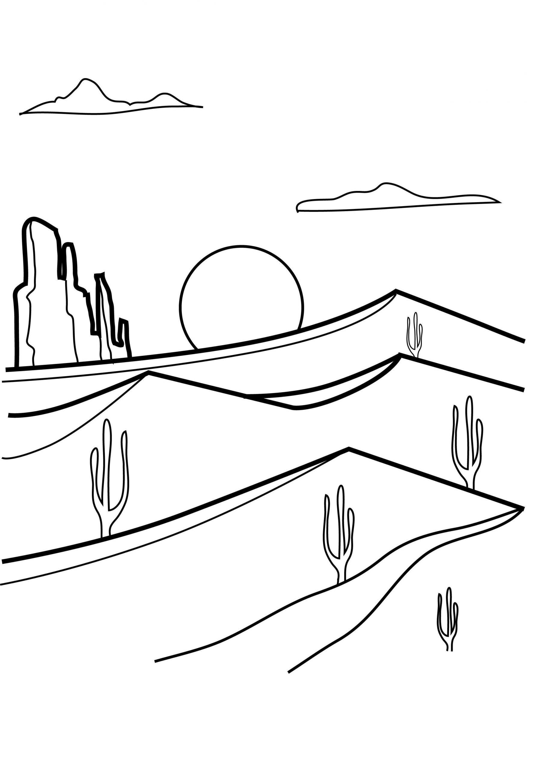 Desert Coloring Page Best Of Desert Coloring Pages Best Coloring Pages for Kids