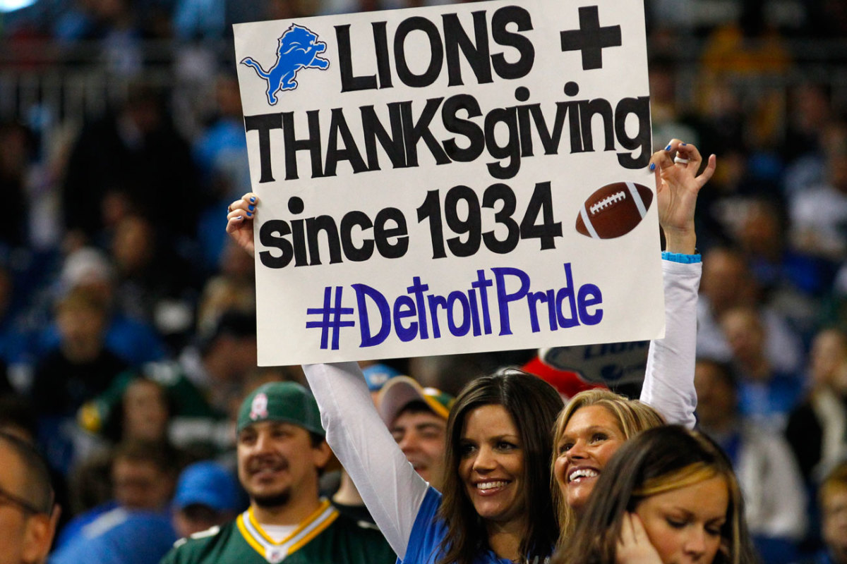 Detroit Lions On Thanksgiving Day Awesome Detroit Lions Thanksgiving Day Game In Pictures Sports Illustrated