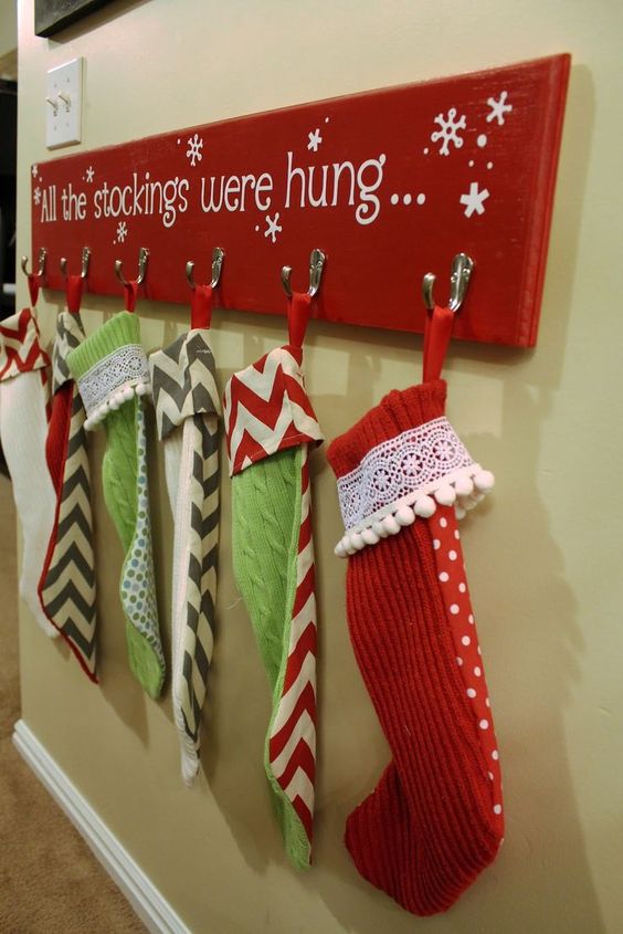 Diy Christmas Stocking Holder Luxury 30 Diy Stocking Holders for Christmas Decoration 2023