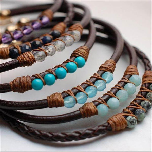 Diy Leather Cord Bracelet Inspirational 12 Diy Amazing Bracelet Ideas Using Leather