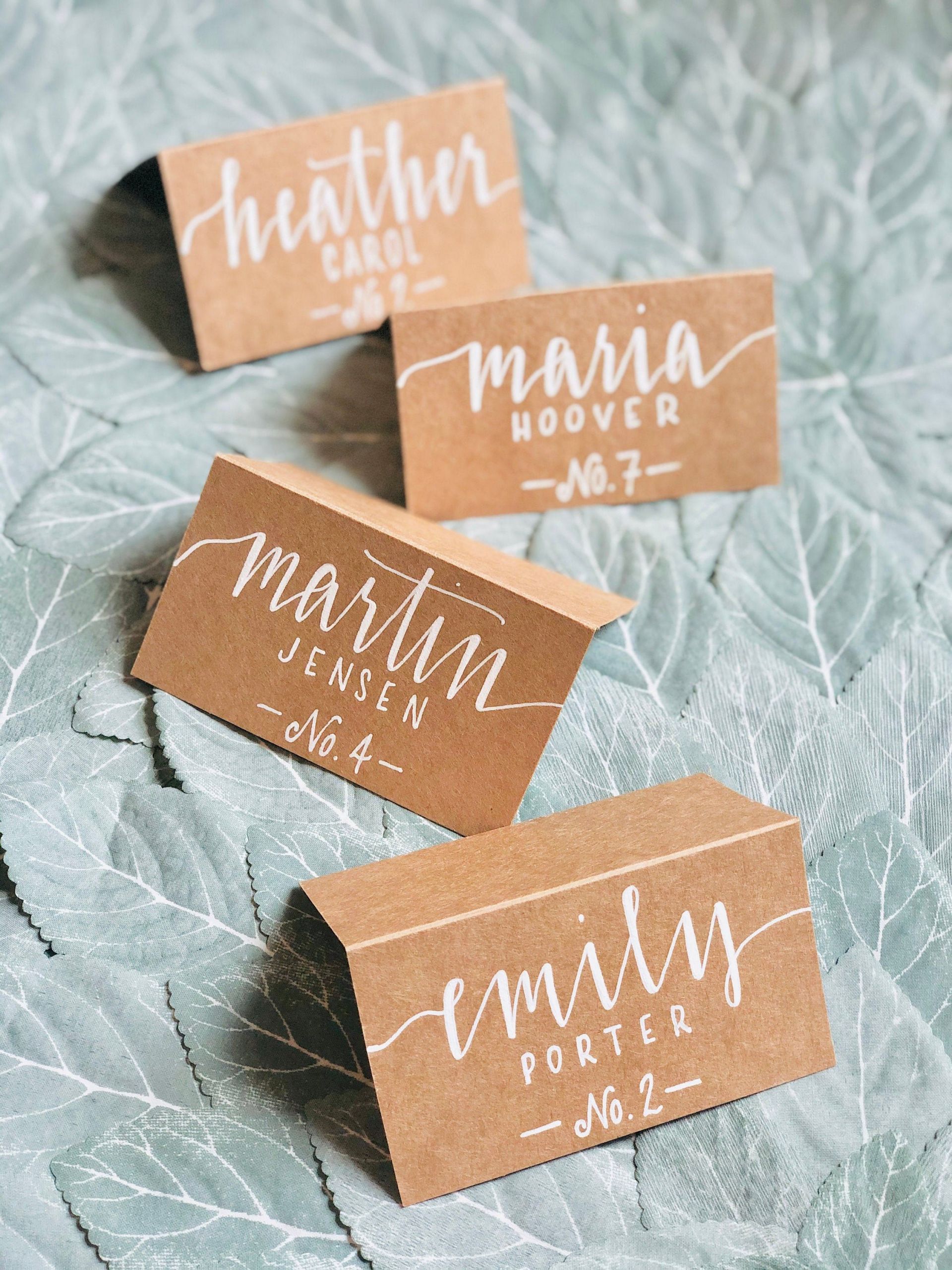 Diy Wedding Place Cards Fresh Diy Rustic Wedding Place Cards Yaswx