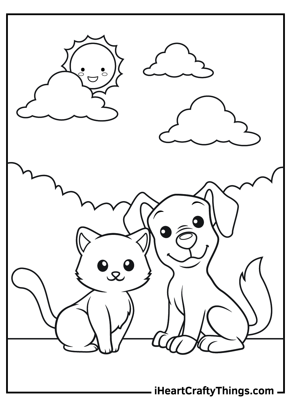 Dog and Cat Coloring Pages New Dog and Cat Coloring Pages Updated 2021