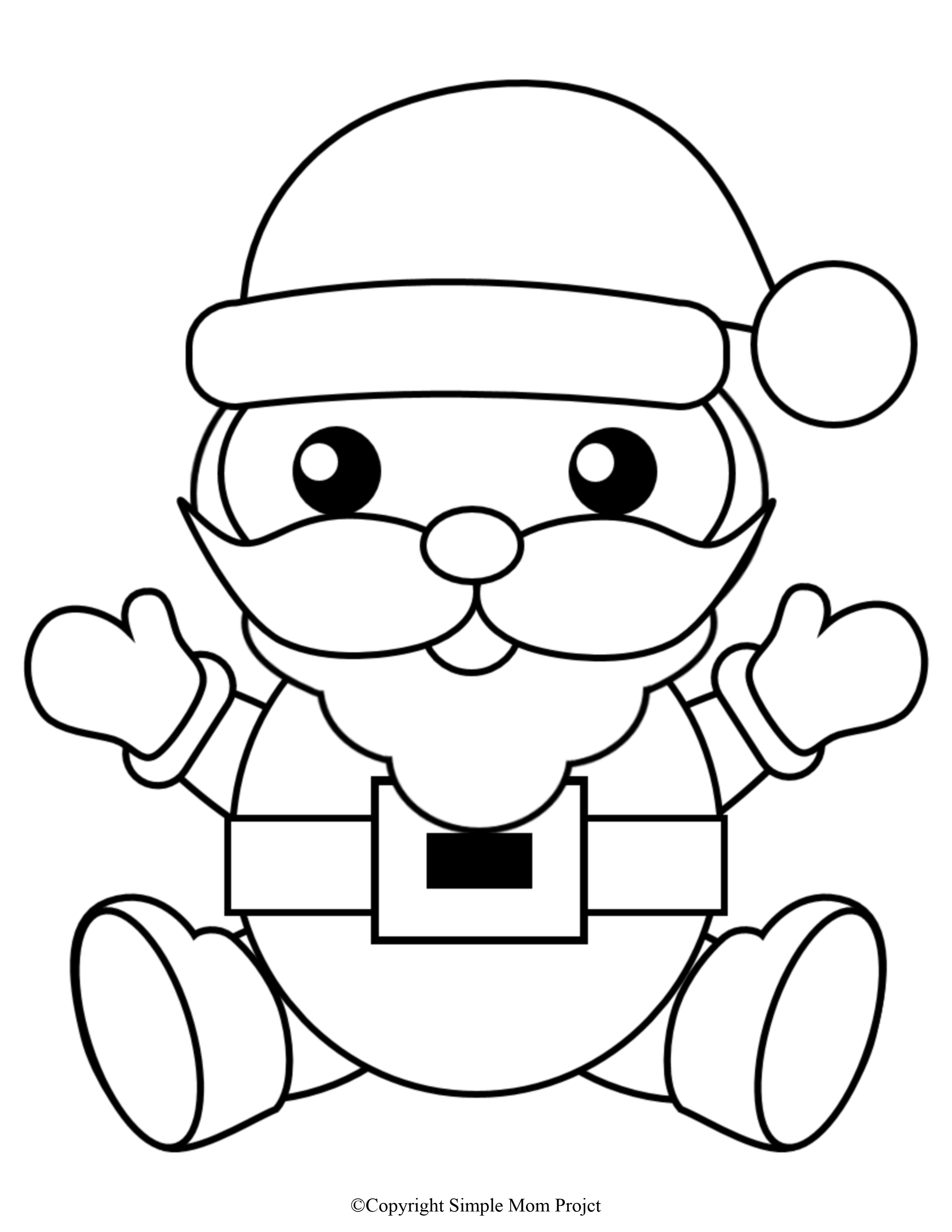 Easy Christmas Coloring Pictures Elegant Free Printable Easy Christmas Coloring Pages Printable Templates