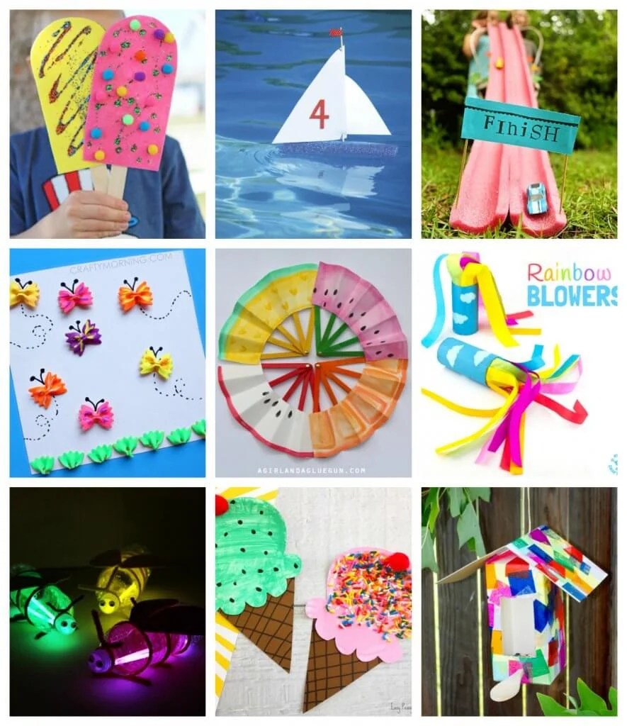 Easy Summer Crafts for Kids Fresh Easy Summer Kids Crafts that Anyone Can Make Happiness is Homemade