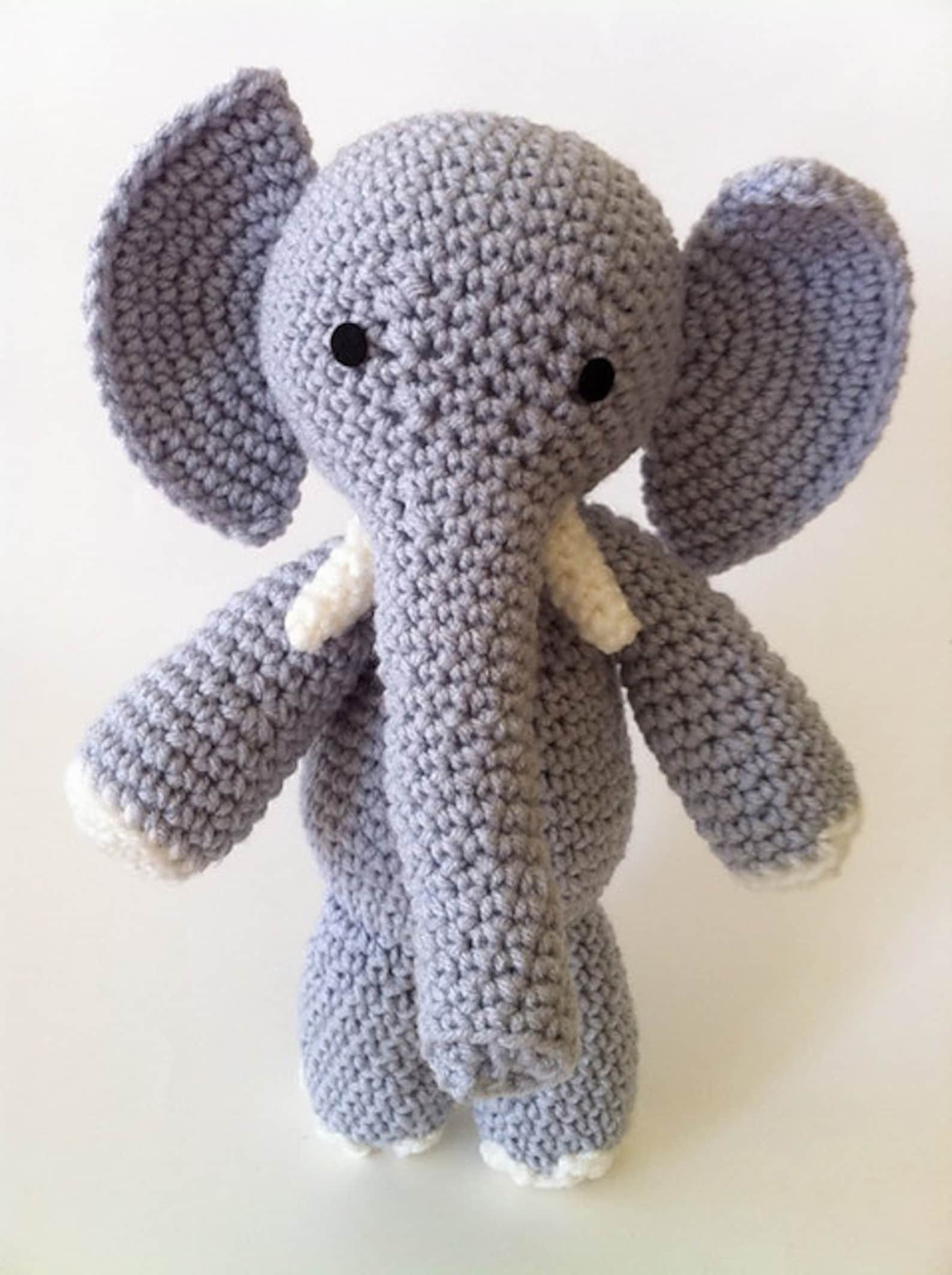 Elephant Crochet Pattern Beautiful Elephant Crochet Pattern Elephant Amigurumi Pattern Pdf Etsy