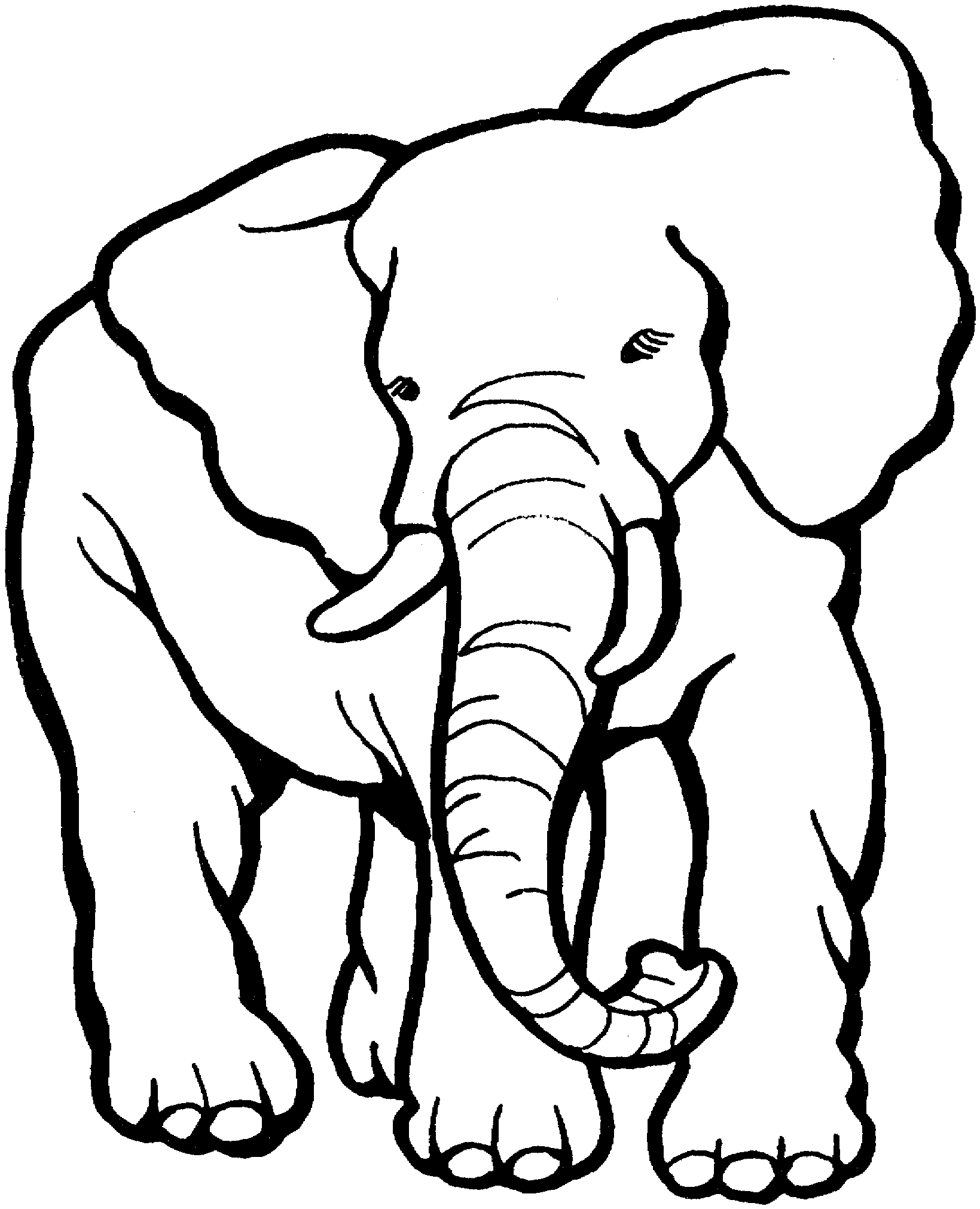 Elephant to Color Inspirational Free Elephant Coloring Pages