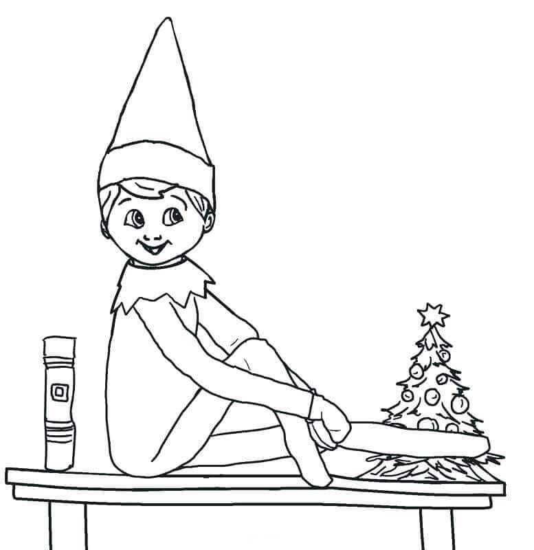 Elf On the Shelf Coloring Book Fresh 30 Free Printable Elf the Shelf Coloring Pages