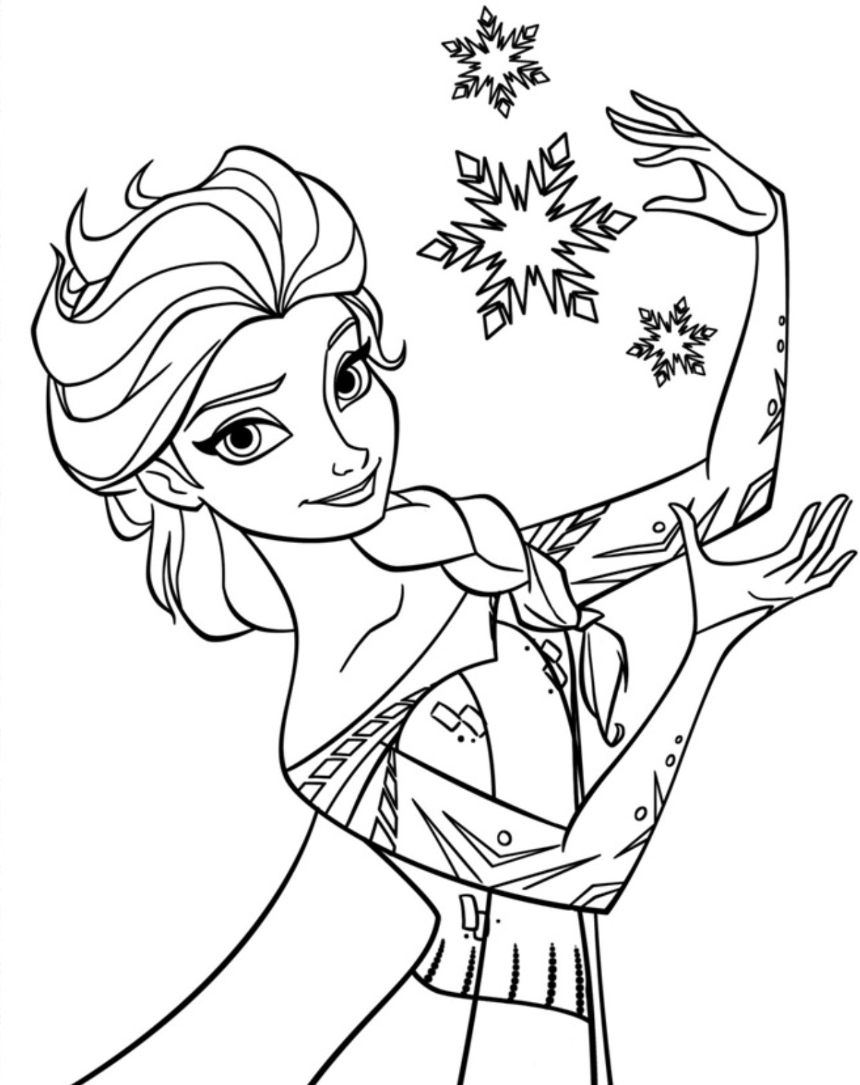 Elsa Colouring Pictures Lovely Free Printable Elsa Coloring Pages for Kids Best Coloring Pages for Kids