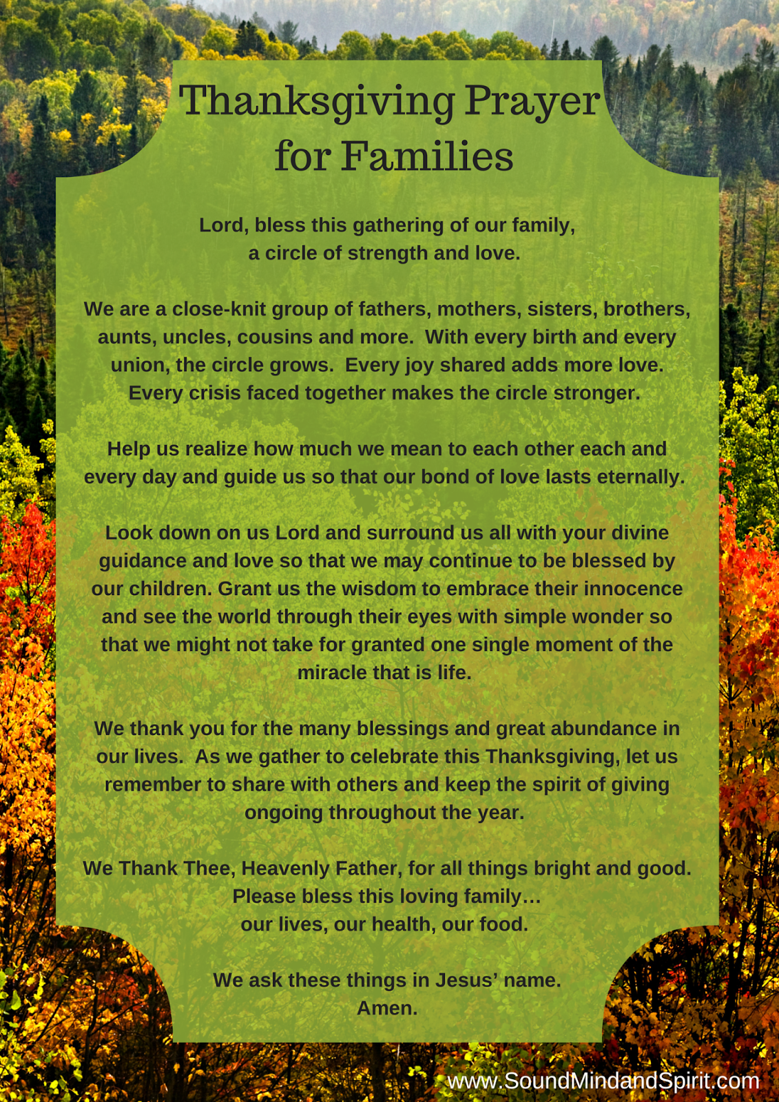 Family and Friends Thanksgiving Prayers Luxury Blessings Of Thanksgiving for Families